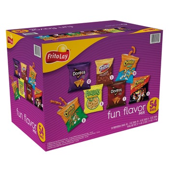 Frito Lay, Fun Flavor Mix Variety Pack, 54-count