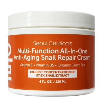 Seoul Ceuticals Multi-Functional All-in-One Anti-Aging Snail Repair Cream, 4 fl oz