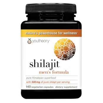 youtheory Shilajit, Men's Formula, 140 Vegetarian Capsules
