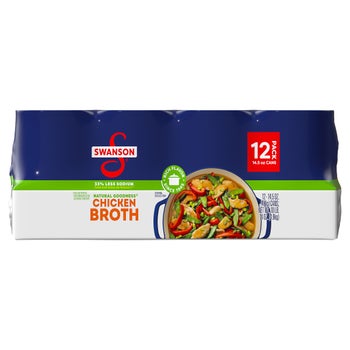 Swanson, Chicken Broth, 14.5 oz, 12-Count