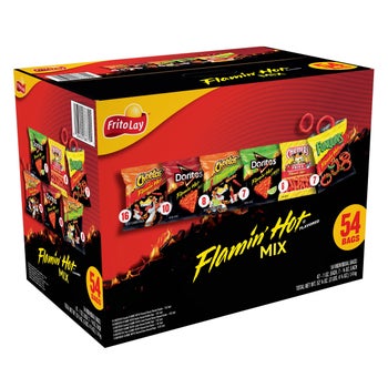 Frito-Lay Flamin' Hot Mix, Variety Pack, 54-count