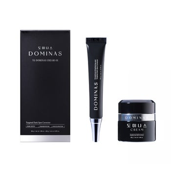 Dominas Brightening and Dark Spot Correcting Cream Set, 1.76 fl oz + .70 fl oz
