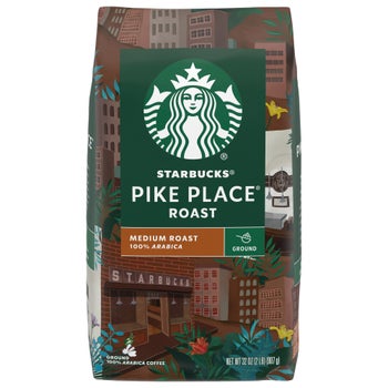 Starbucks Pike Place Roast, Ground Coffee, 32 oz