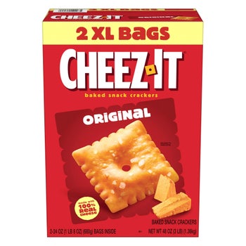 Cheez-It Crackers, Cheddar, 3 lbs