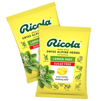 Ricola Sugar Free Lemon Mint Drops, 210 Drops