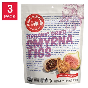 Made In Nature Organic Calimyrna Figs 40 oz, 3-pack