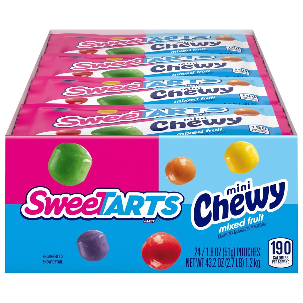 Sweetarts Mini Chewy Mixed Fruits 24ct - Image 1