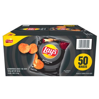 Lay's Potato Chips, Barbecue, 1 oz, 50-count