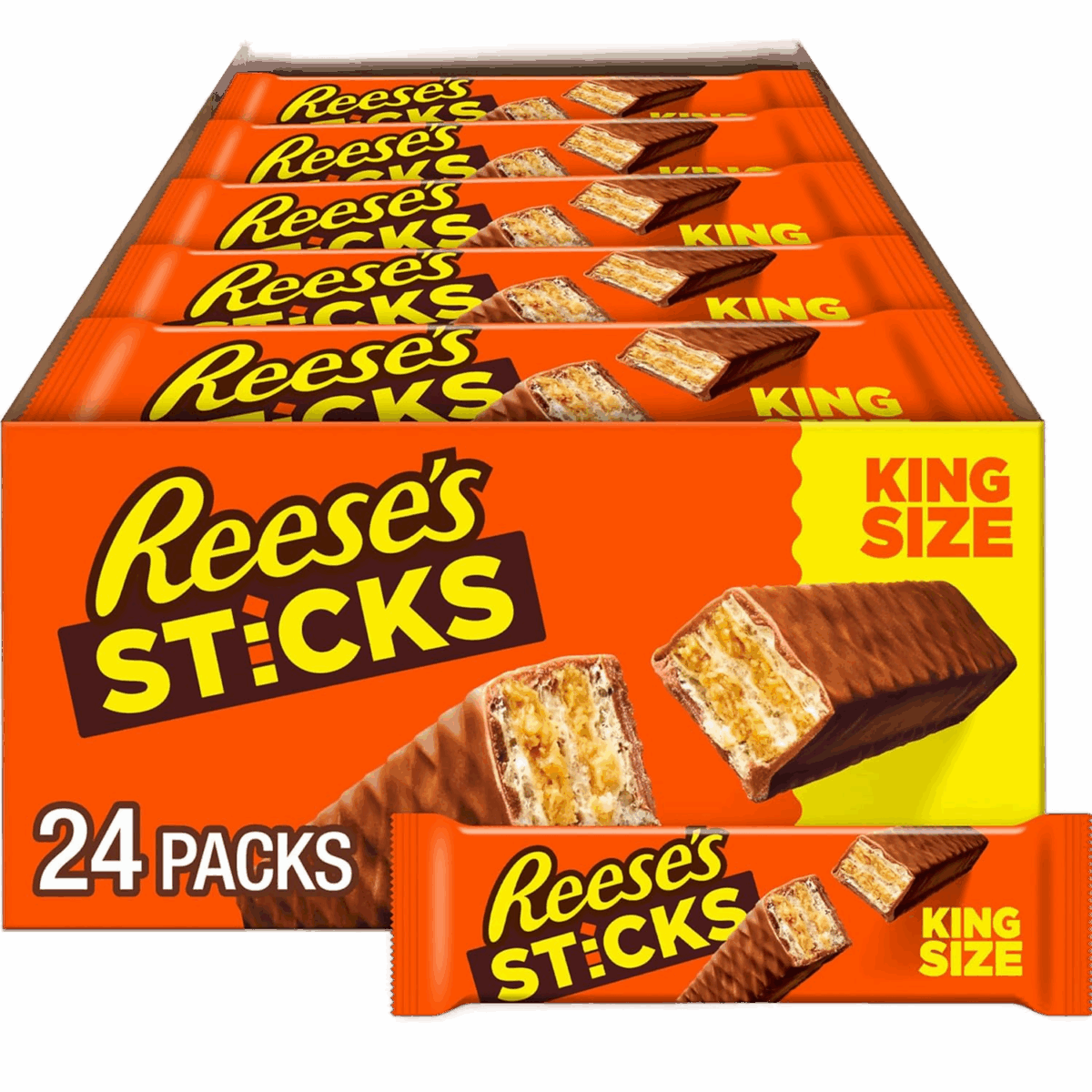 Hersheys King Size Reeses Sticks 24ct - Image 1