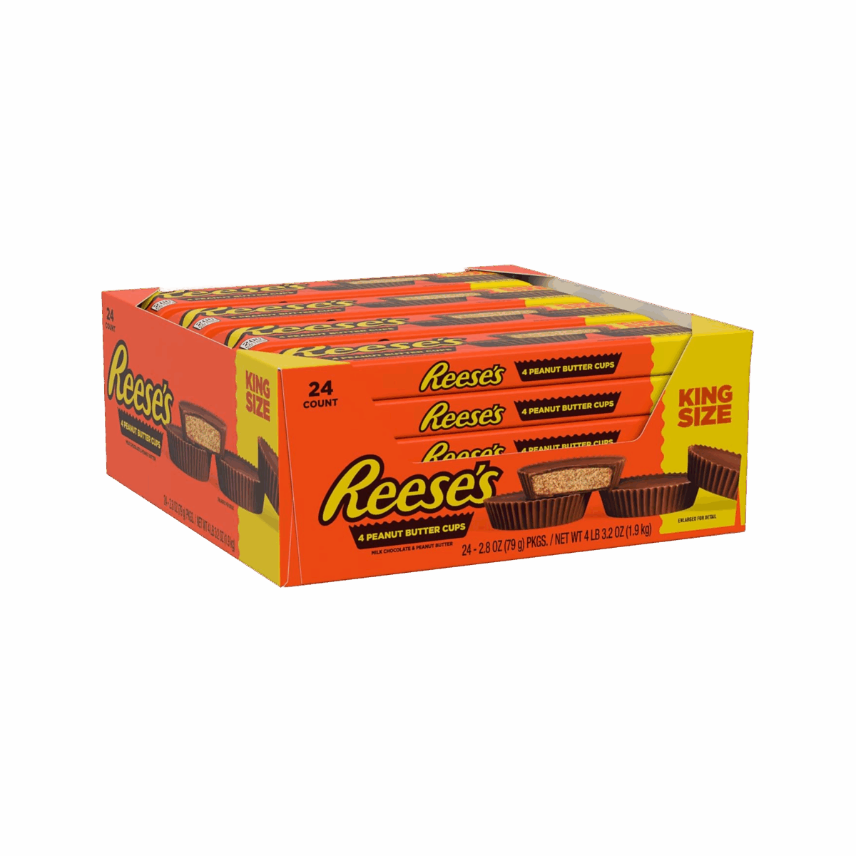 Hersheys King Size Reeses Peanut Butter Cup 24ct - Image 1