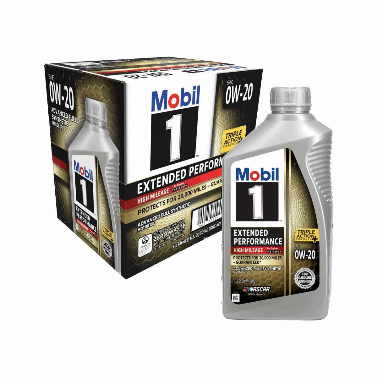 Mobil 1 1 Qt 0W-20 6ct - Image 1