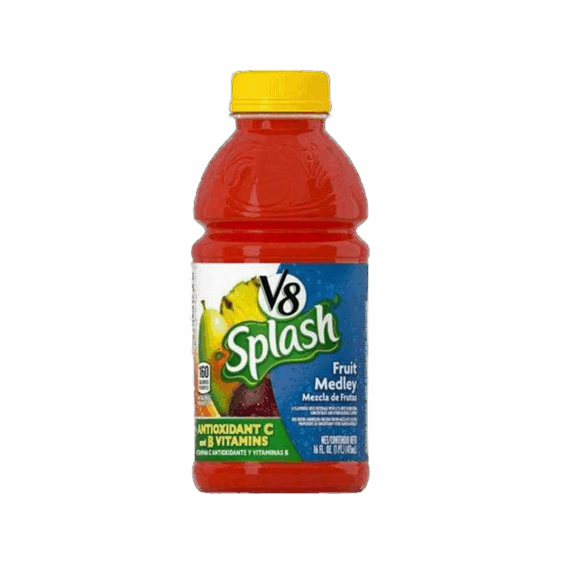 V8, Splash, Fruit Medley 16oz 12ct