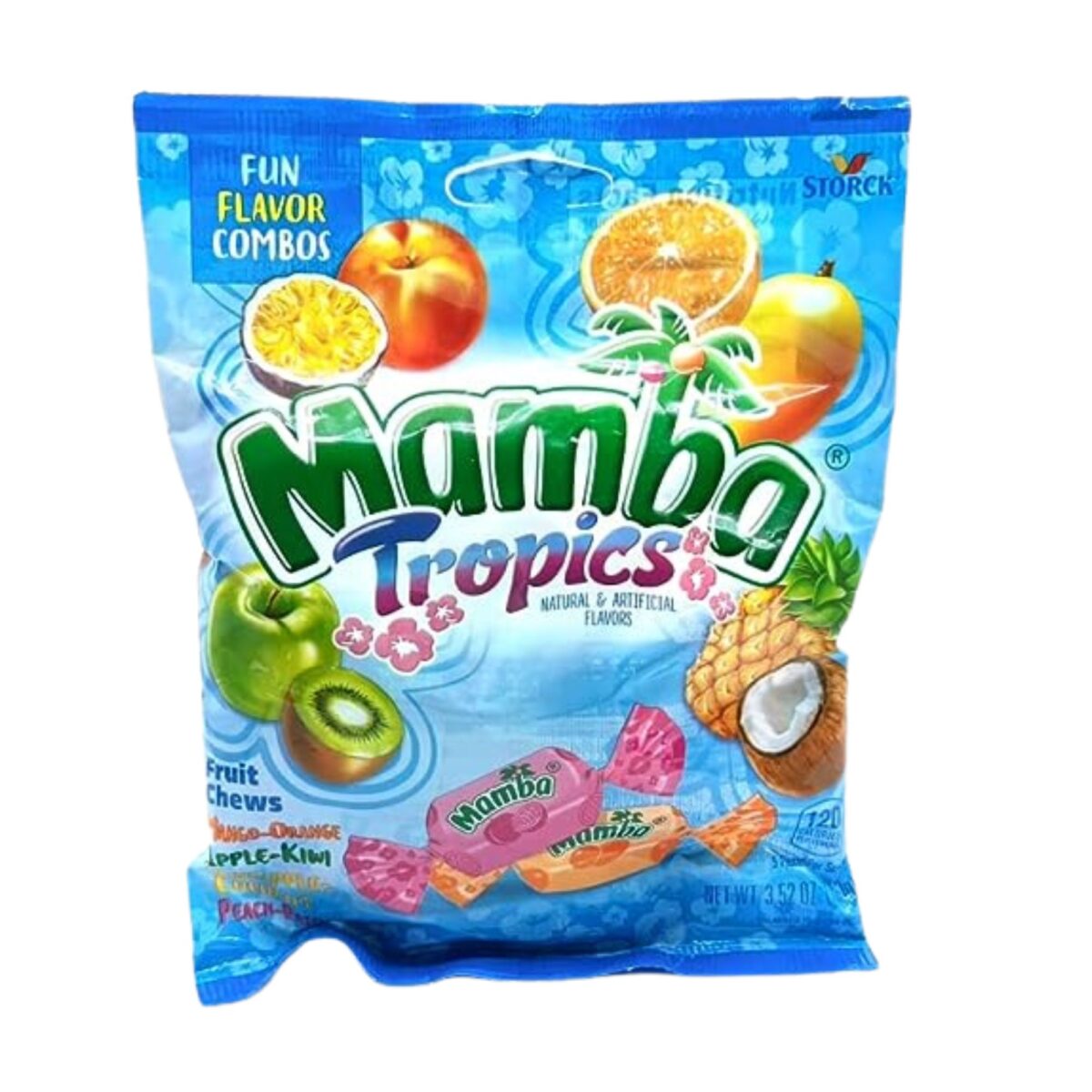 Mamba tropics chews 3.52 oz 12ct - Image 1