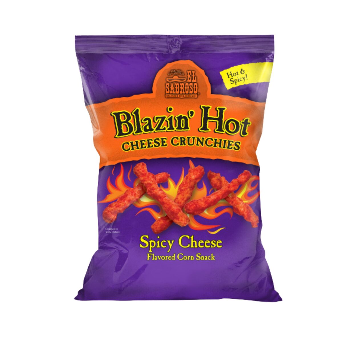 El Sabroso Blazin’ Hot Cheese 3oz 12ct - Image 1