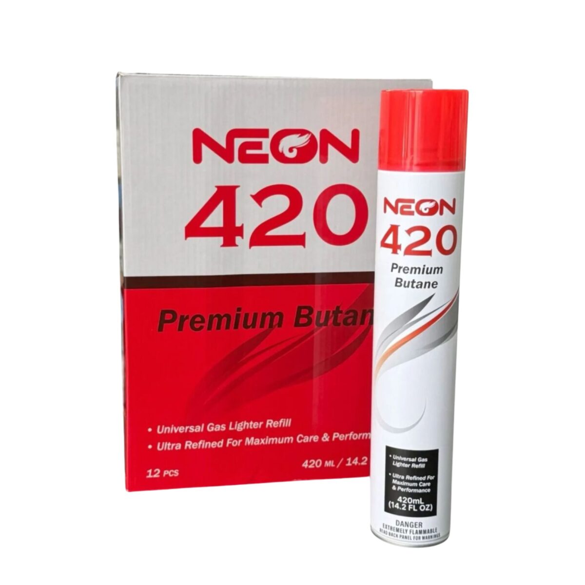 Neon Butane 420Ml 12Ct - Image 1